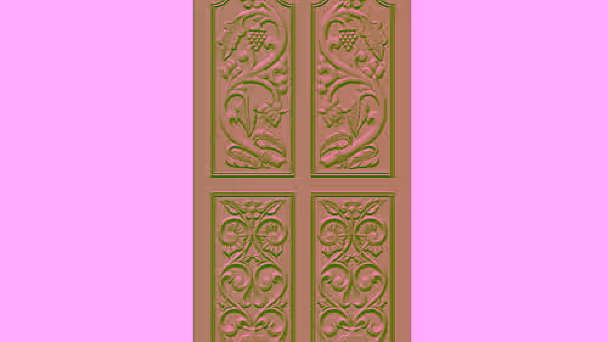 Door Design STL file Free Download A000588