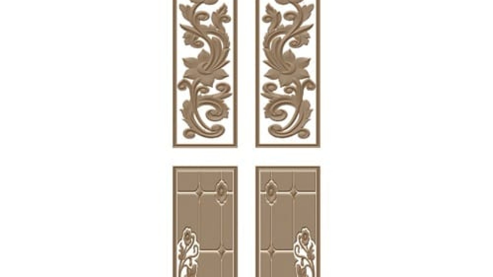 Door Design STL file Free Download A000590