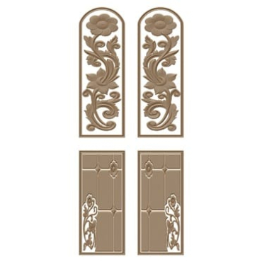 Door Design STL file Free Download A000590