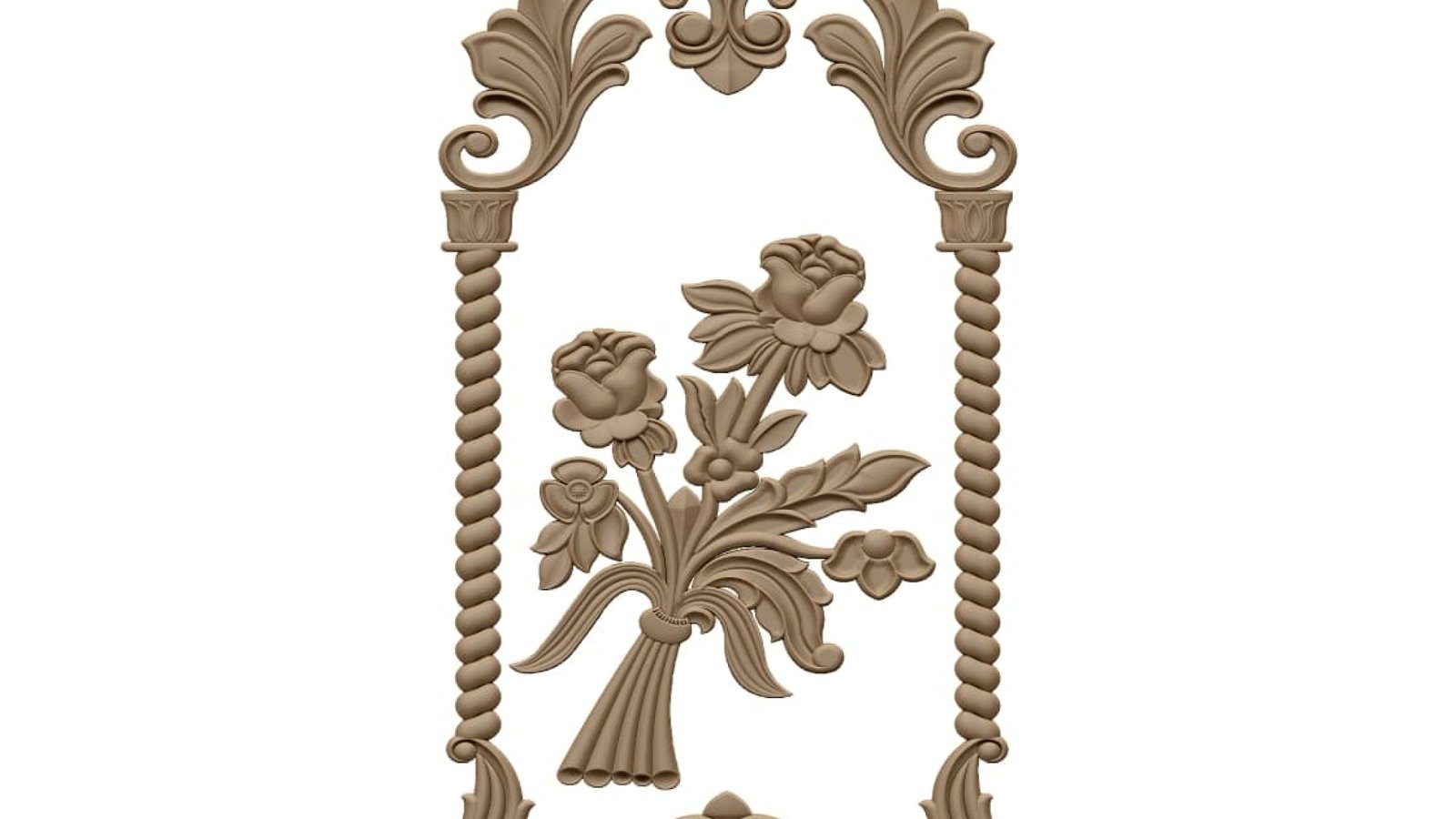 Door Frame Stl Files For Cnc Wood Carving Projects Free Download A000542