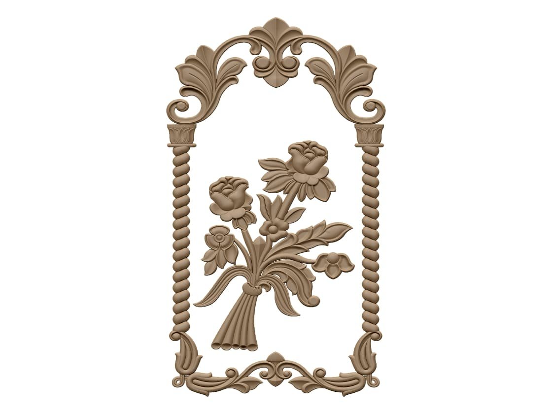 Door Frame Stl Files For Cnc Wood Carving Projects Free Download A000542