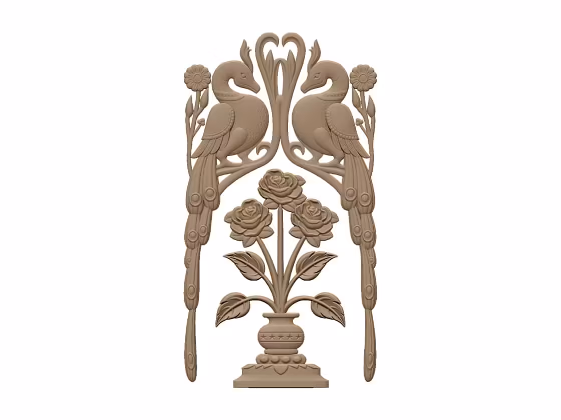 Door Frame Stl Files For Cnc Wood Carving Projects Free Download A000545