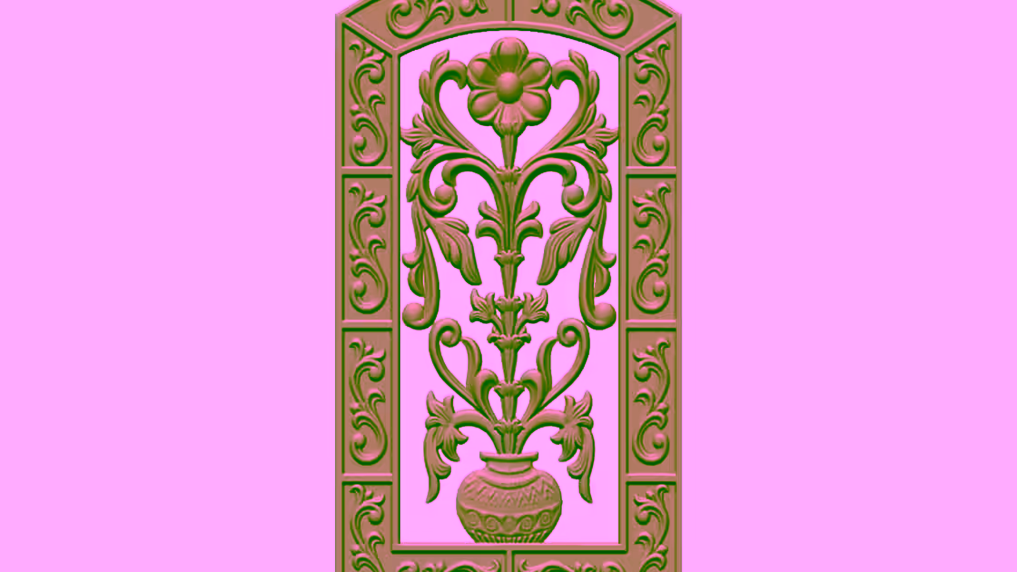 Door Frame Stl Files For Cnc Wood Carving Projects Free Download A000549