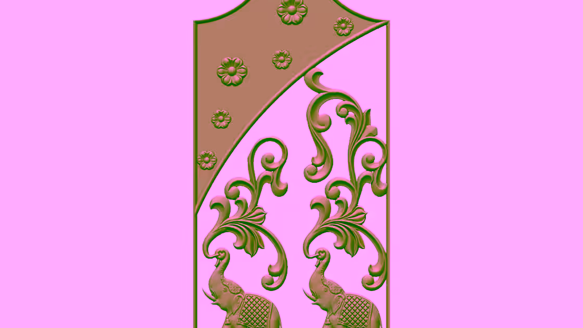 Door Frame Stl Files For Cnc Wood Carving Projects Free Download A000550