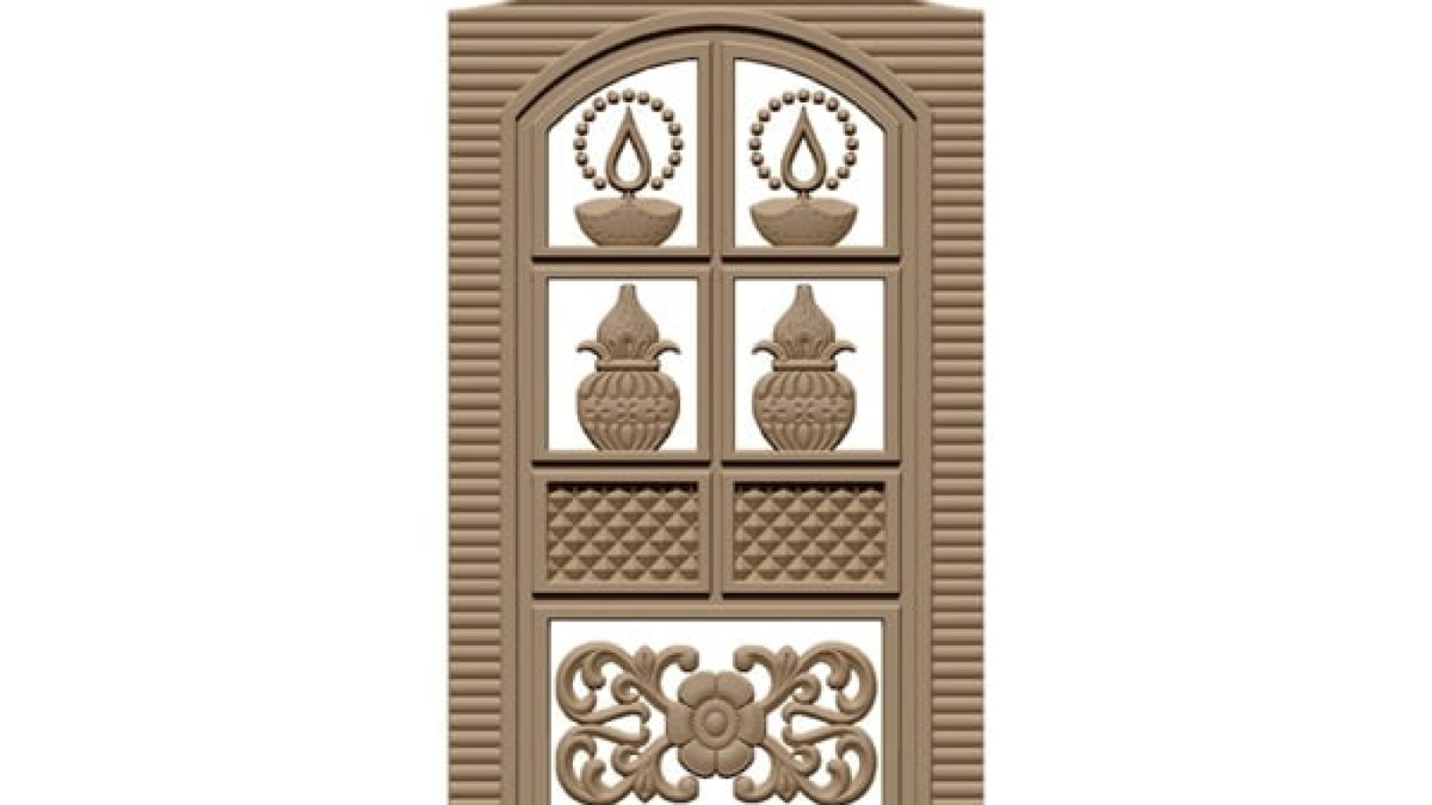 Door Frame Stl Files For Cnc Wood Carving Projects Free Download A000553