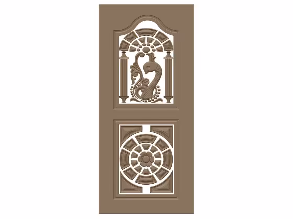 Door design 3D STL file Free Download A000623