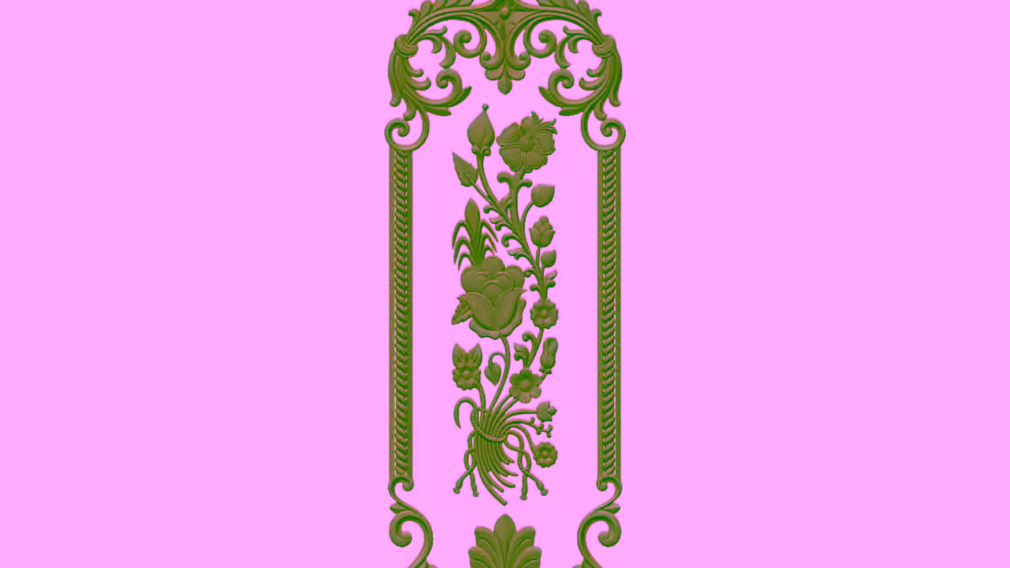 Door design 3D STL file Free Download A000623