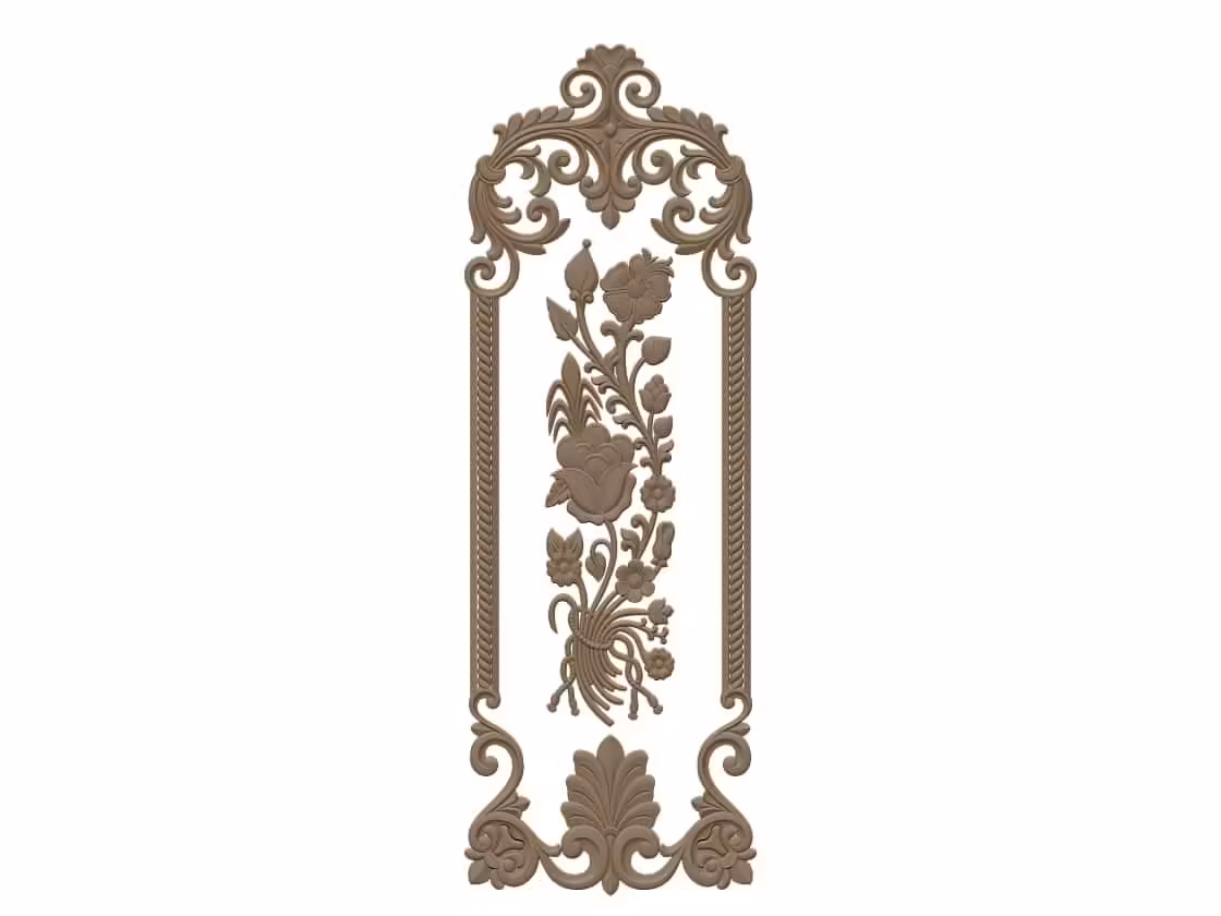 Door design 3D STL file Free Download A000623