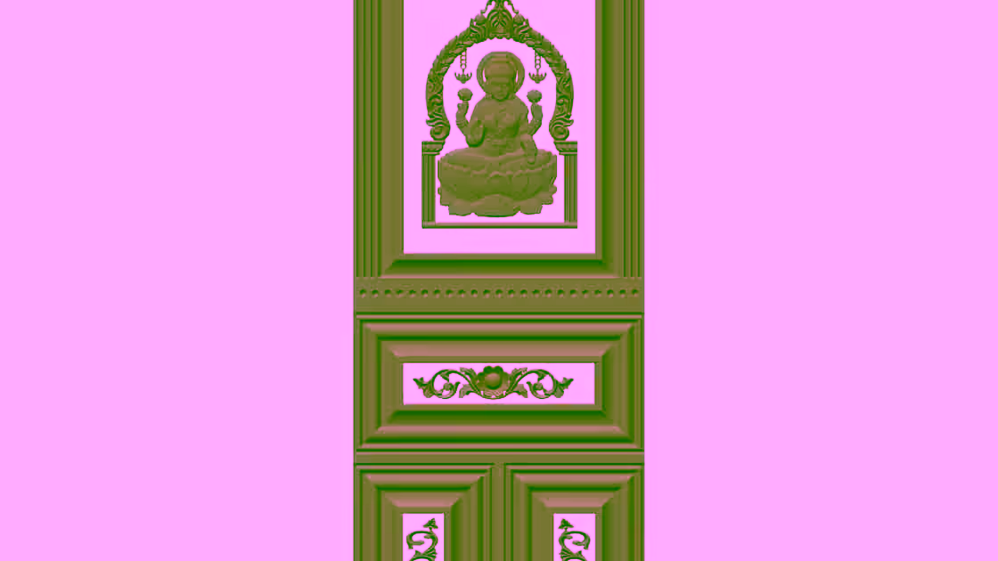 Door design 3D STL file Free Download A000625