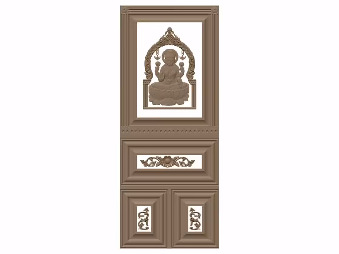 Door design 3D STL file Free Download A000625
