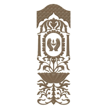 Door design 3D STL file Free Download A000626