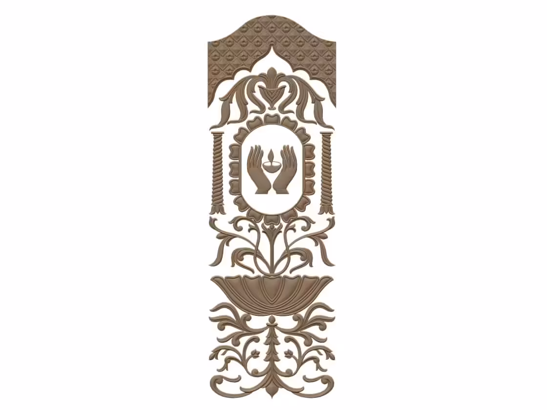 Door design 3D STL file Free Download A000626