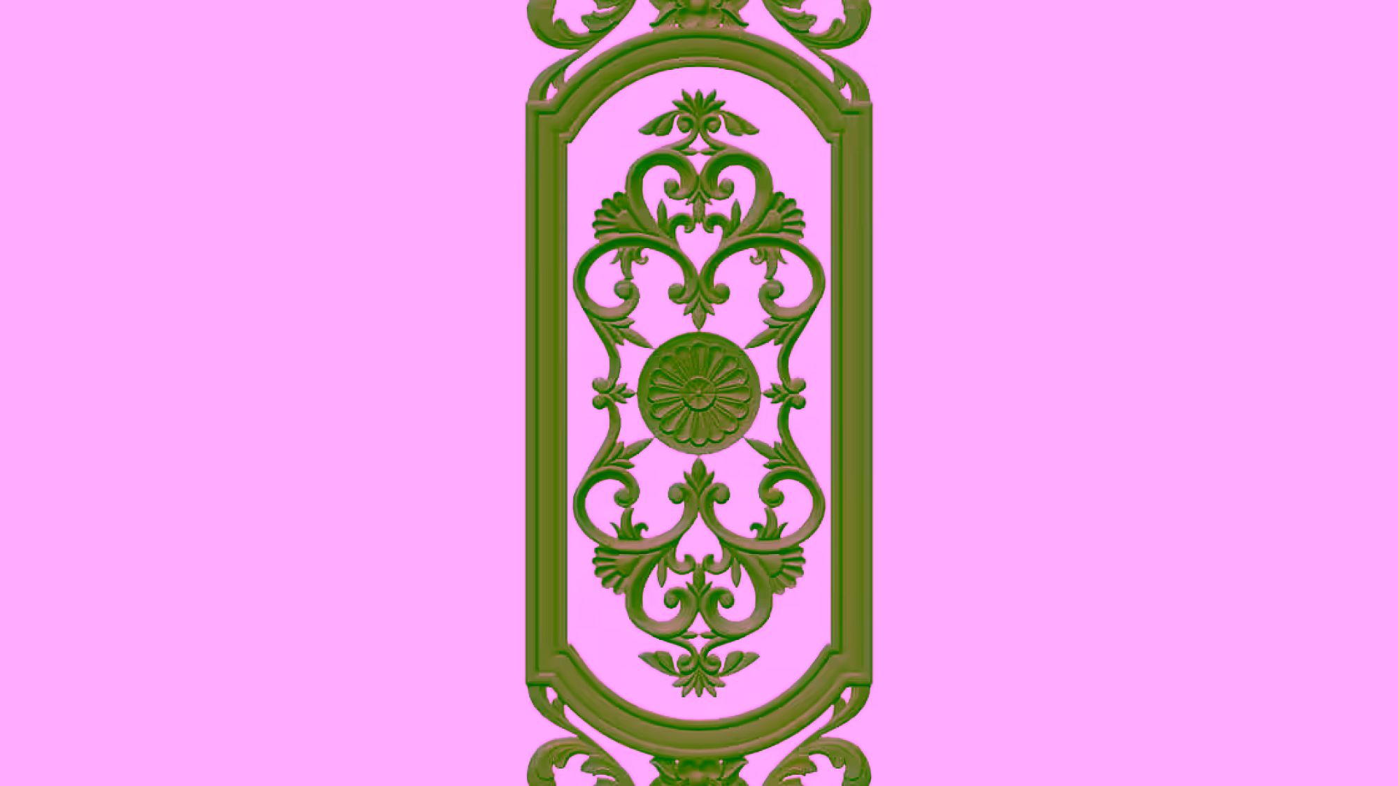 Door design for CNC engraving STL file Free Download A000610