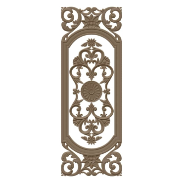 Door design for CNC engraving STL file Free Download A000610