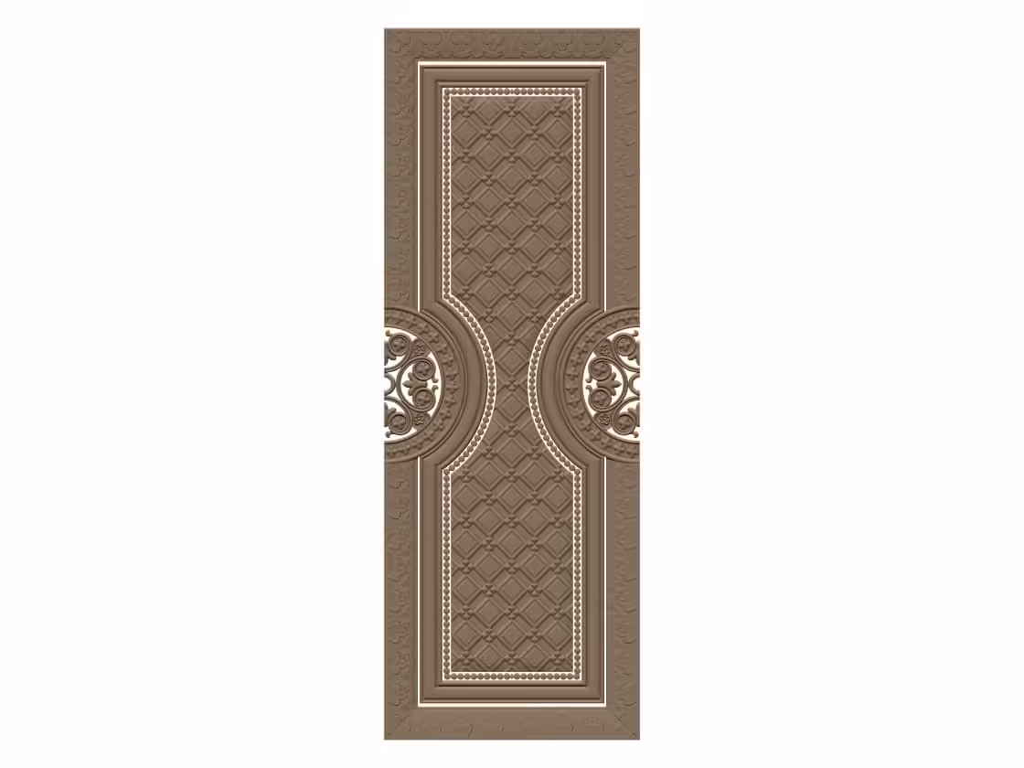 Door design for CNC engraving STL file Free Download A000611