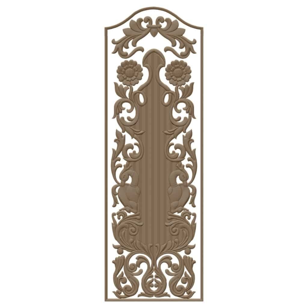 Door design for CNC engraving STL file Free Download A000621