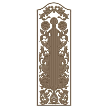 Door design for CNC engraving STL file Free Download A000621