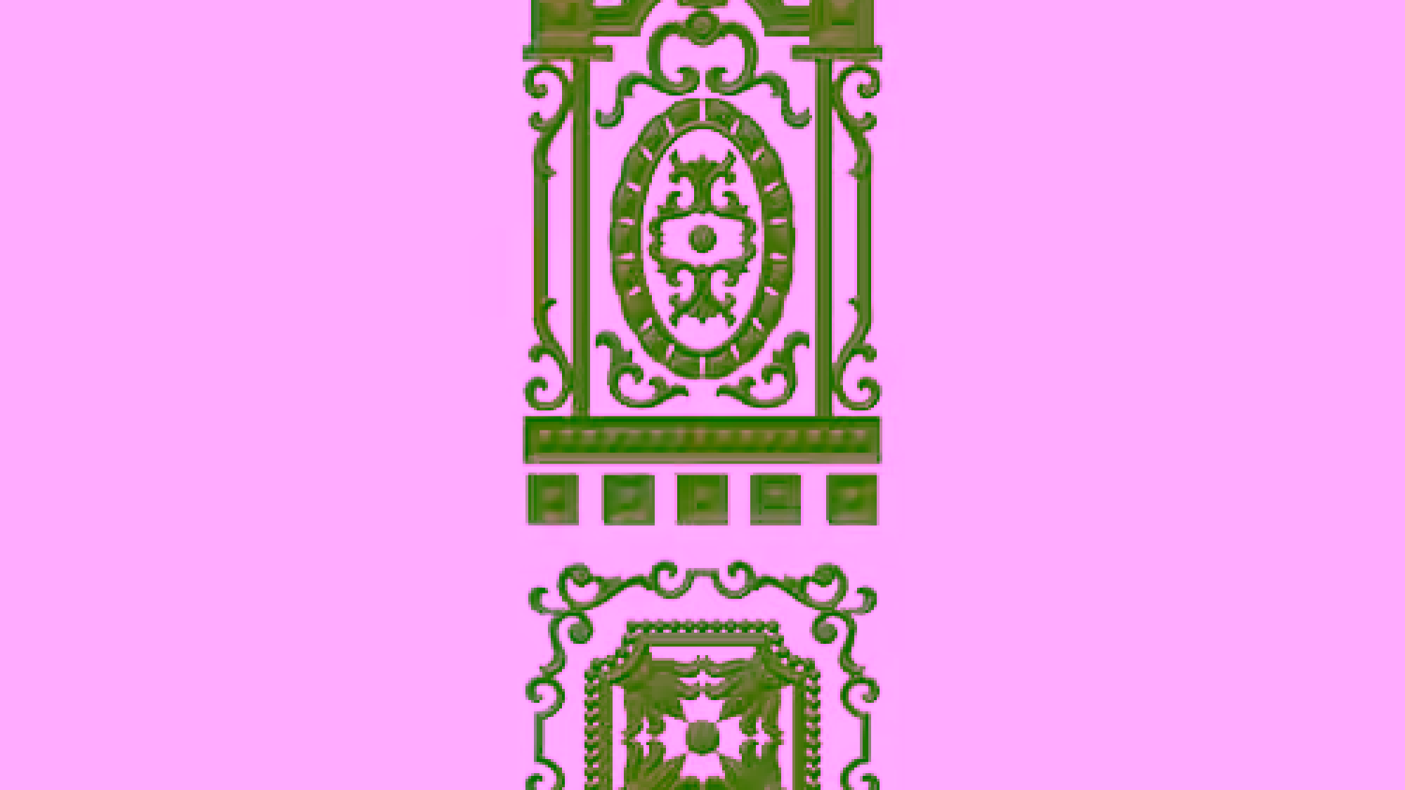 Door Frame Design Stl File Free Download A000603