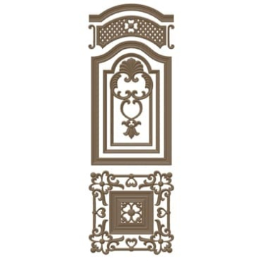 Door Frame Design Stl File Free Download A000605