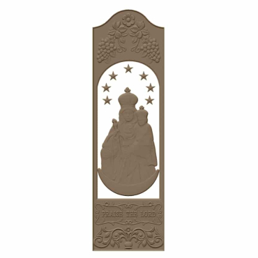 Door frame design for CNC engraving STL file Free Download A000616