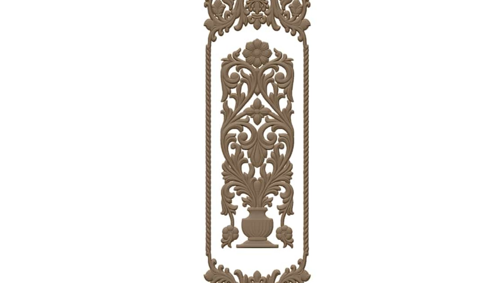 Door frame design for CNC engraving STL file Free Download A000619