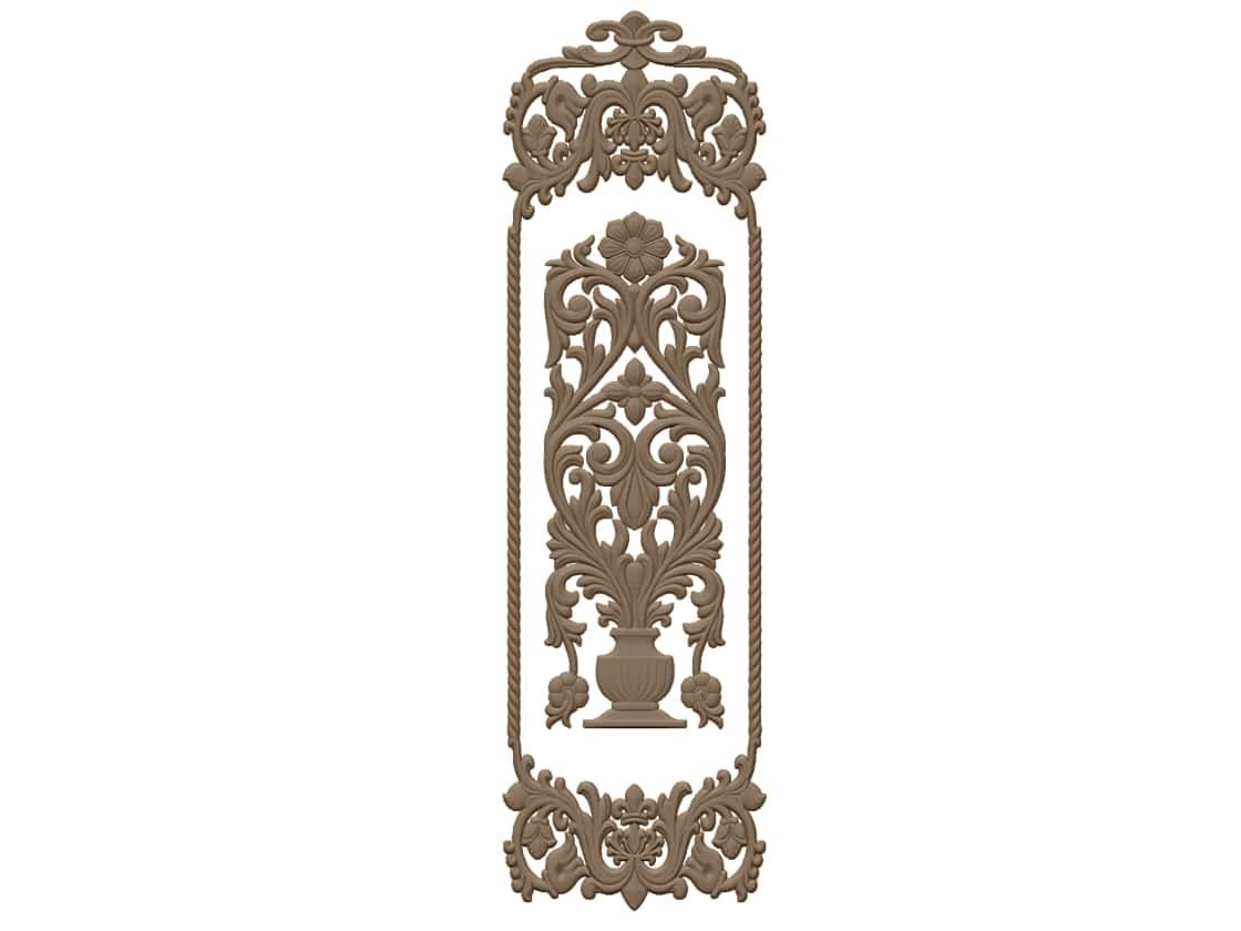 Door frame design for CNC engraving STL file Free Download A000619