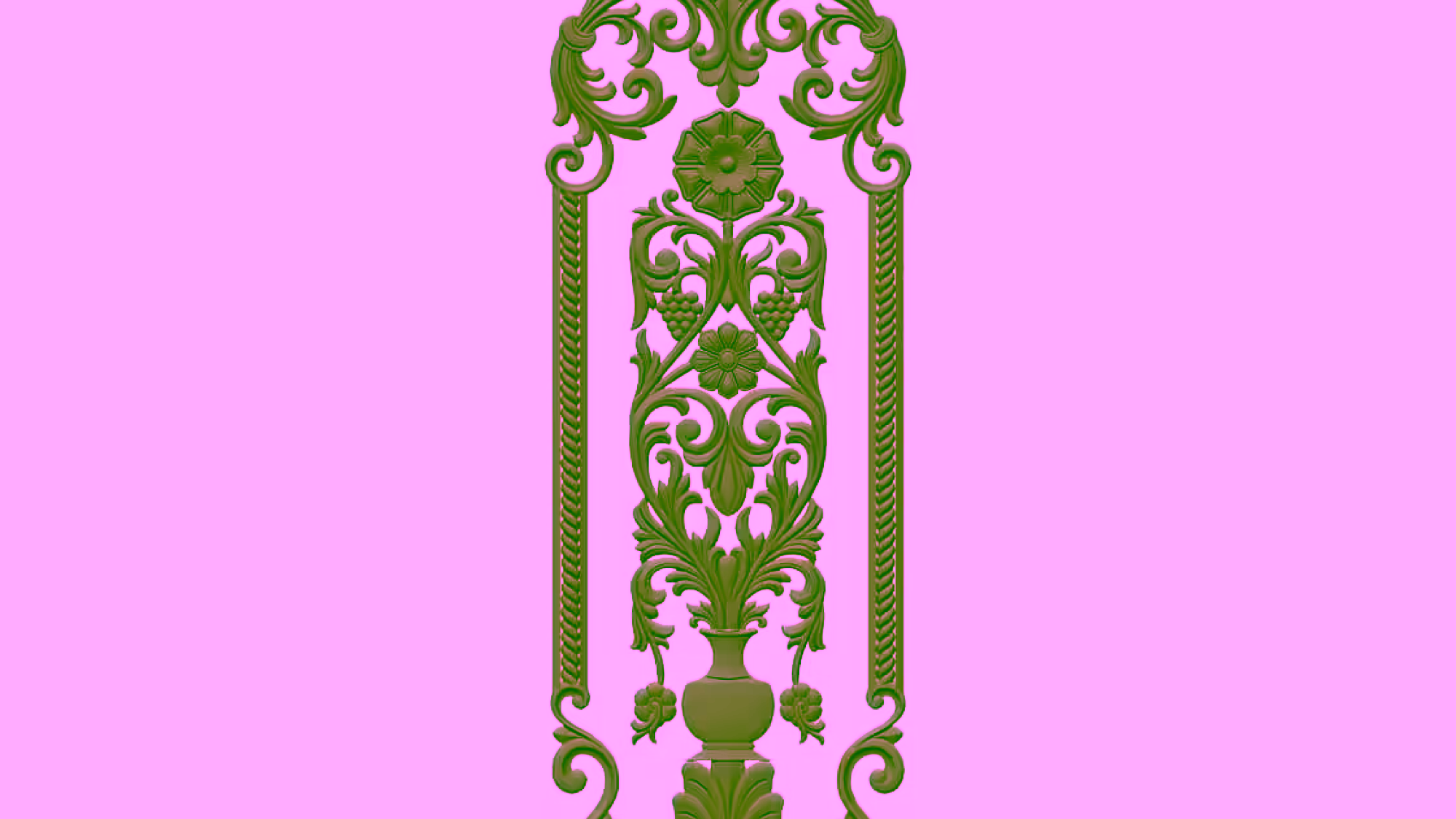 Door frame design for CNC engraving STL file Free Download A000620