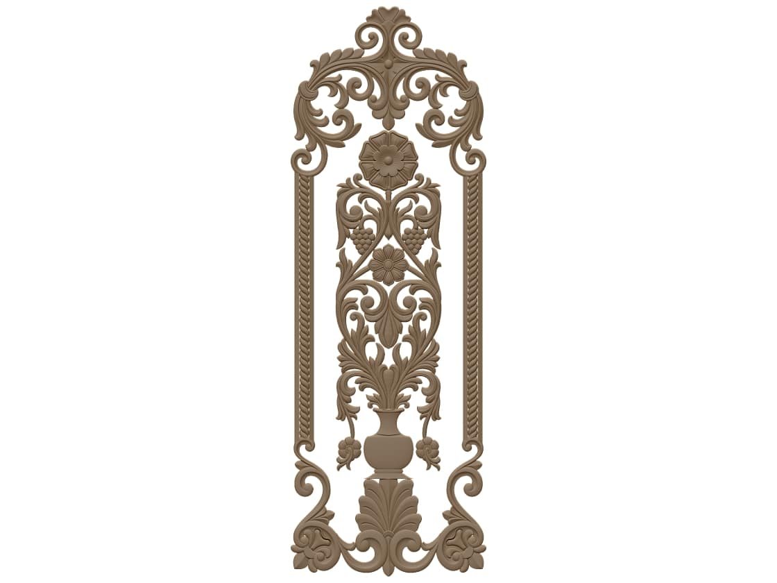 Door frame design for CNC engraving STL file Free Download A000620