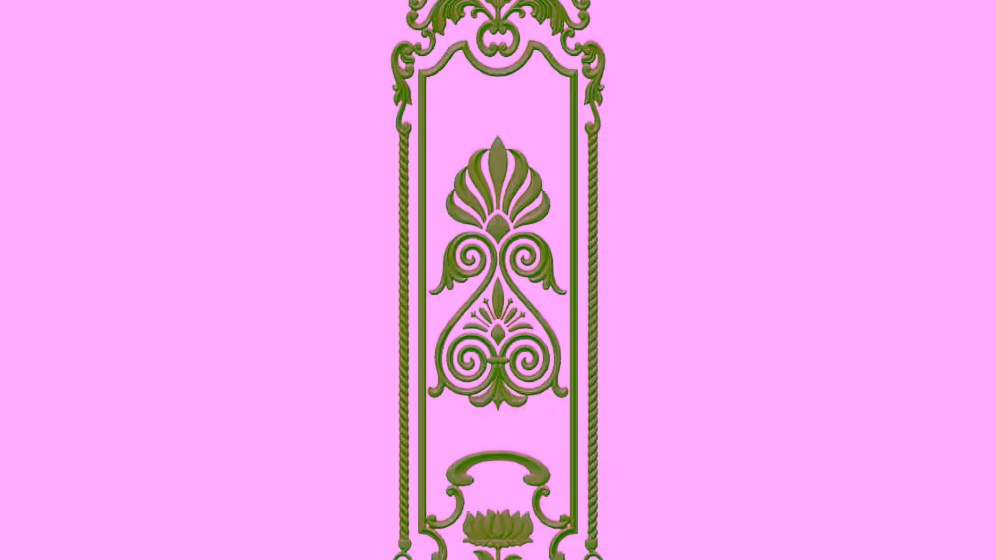 Welcome Door Design 3D STL file Free Download A000628