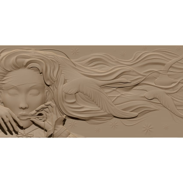 3D Art Painting STL file Free Download A000665