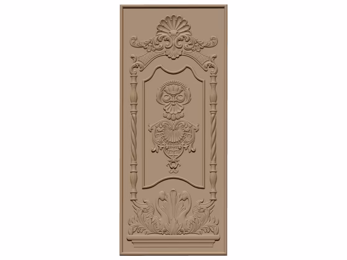 3D Door Design STL file Free Download A000654