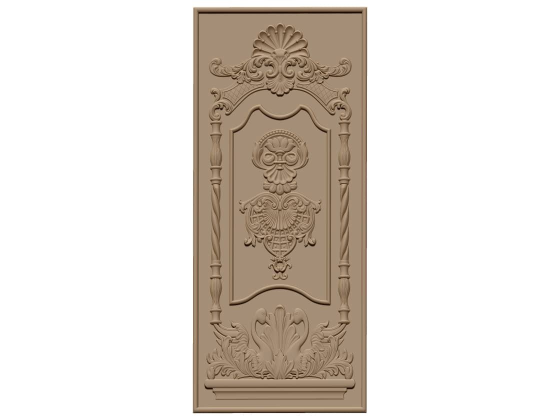 3D Door Design STL file Free Download A000654