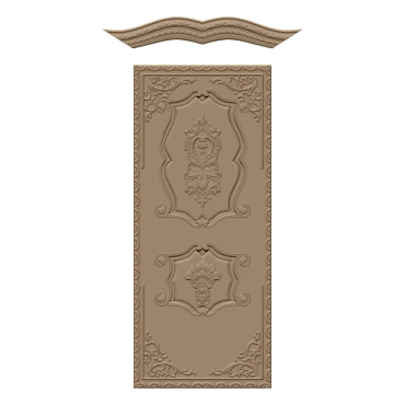 Door frame design STL file Free Download A000645