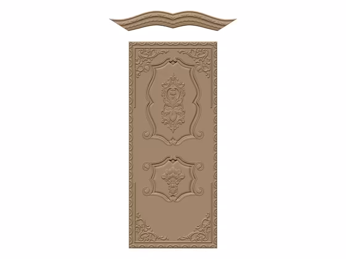 Door frame design STL file Free Download A000645