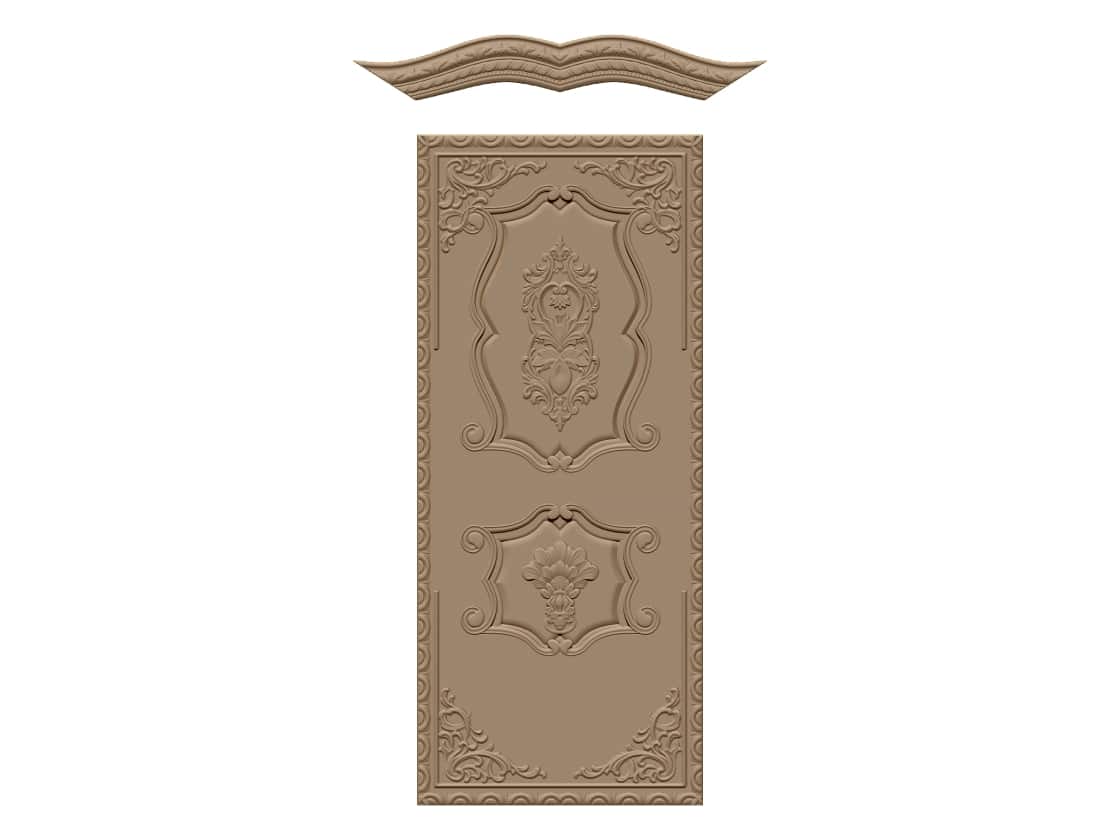 Door frame design STL file Free Download A000645