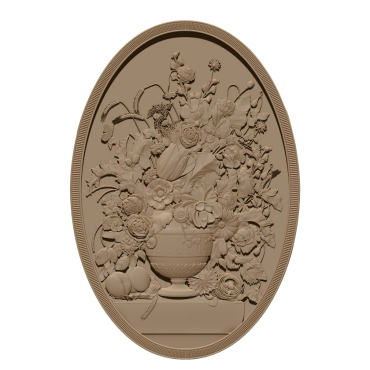Flower Model STL file Free Download A000645