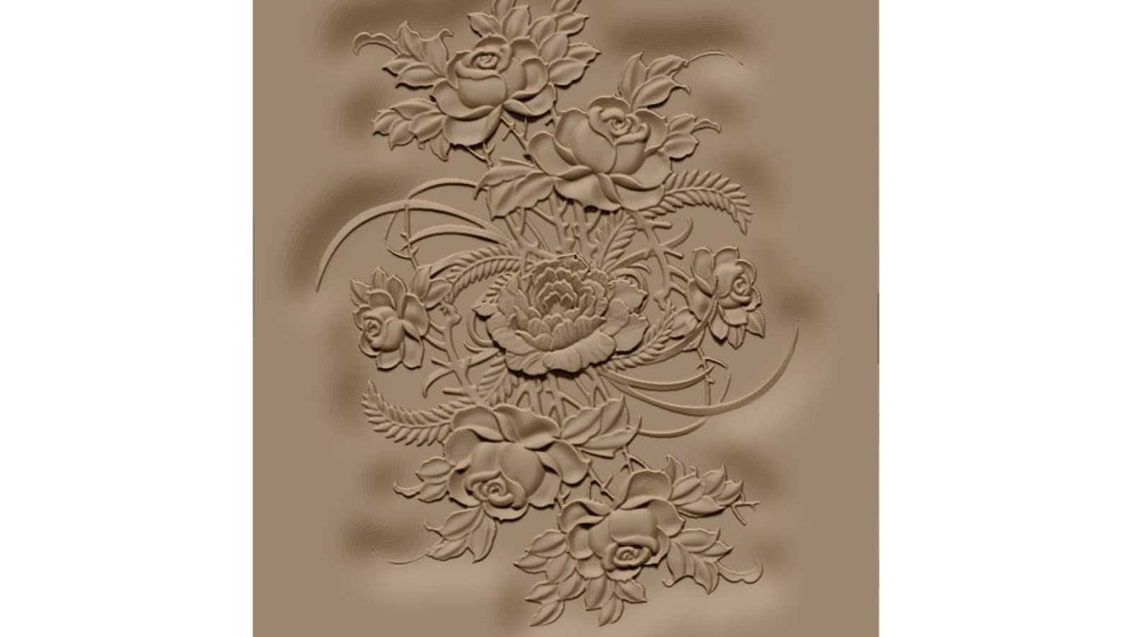 Flower design STL file Free Download A000670