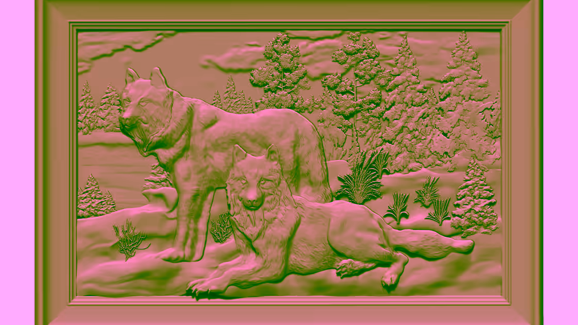 Fox 3D art design STL file Free Download A000668
