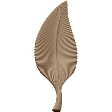 Single Leaf 3D Design STL file Free Download A000659