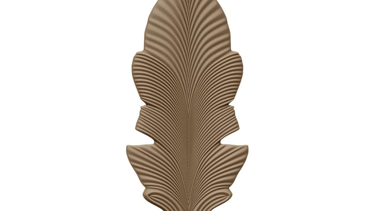 Single Leaf 3D Design STL file Free Download A000660