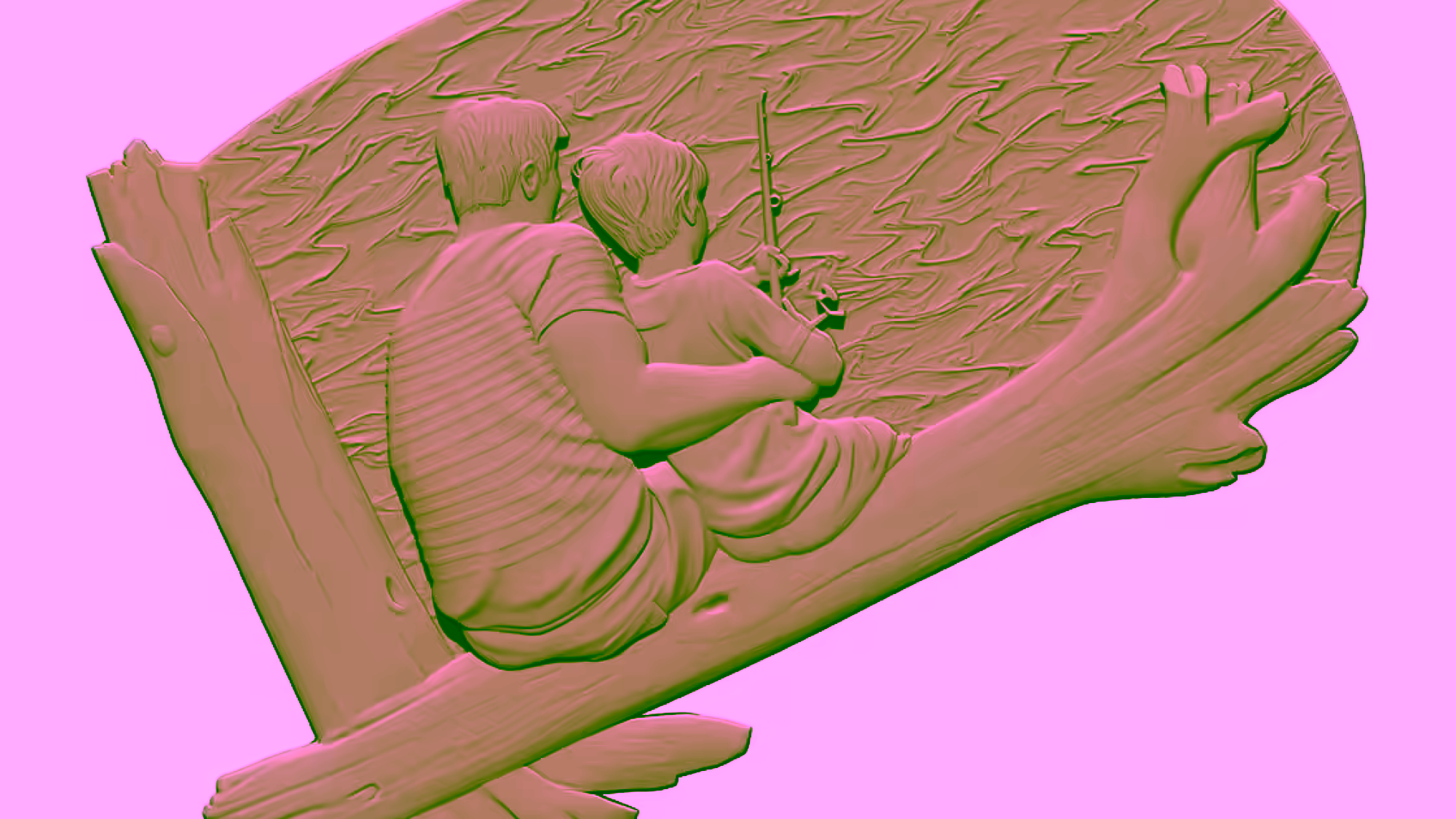 3D Art painting stl file free download A000681