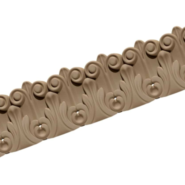 3D Border Design obj file free download A000689