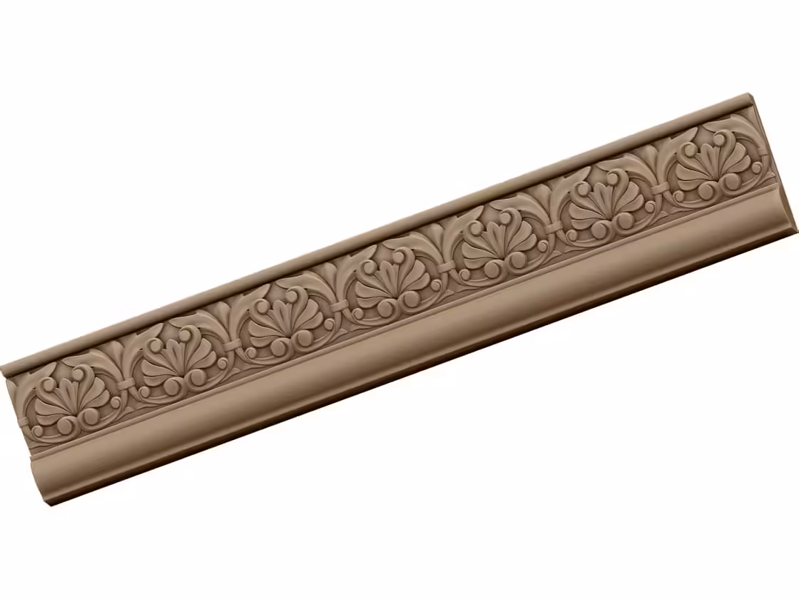3D Border Design obj file free download A000690