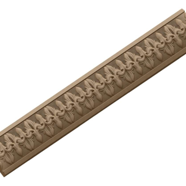 3D Border Design obj file free download A000692