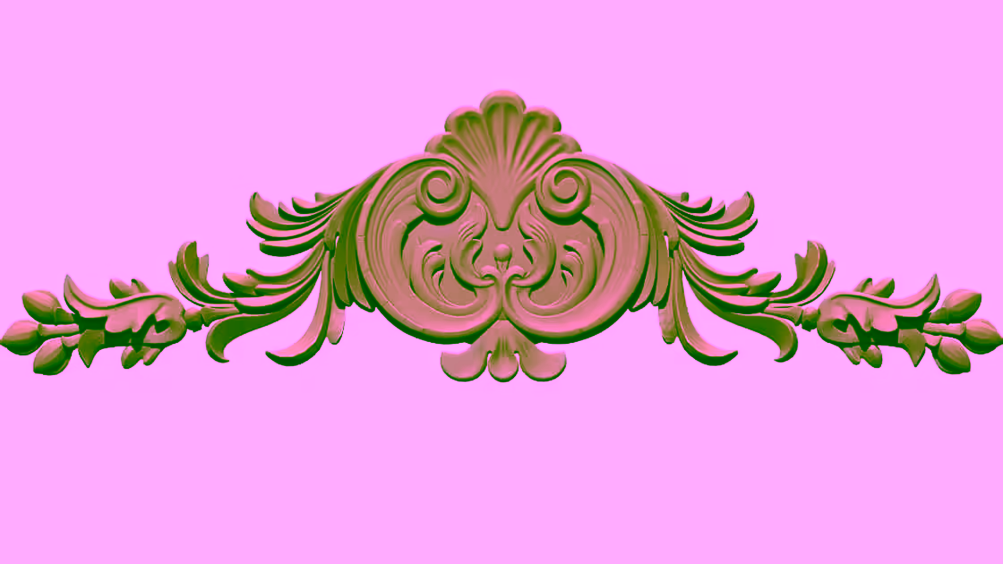 3D Carving Design OBJ file free download A000696