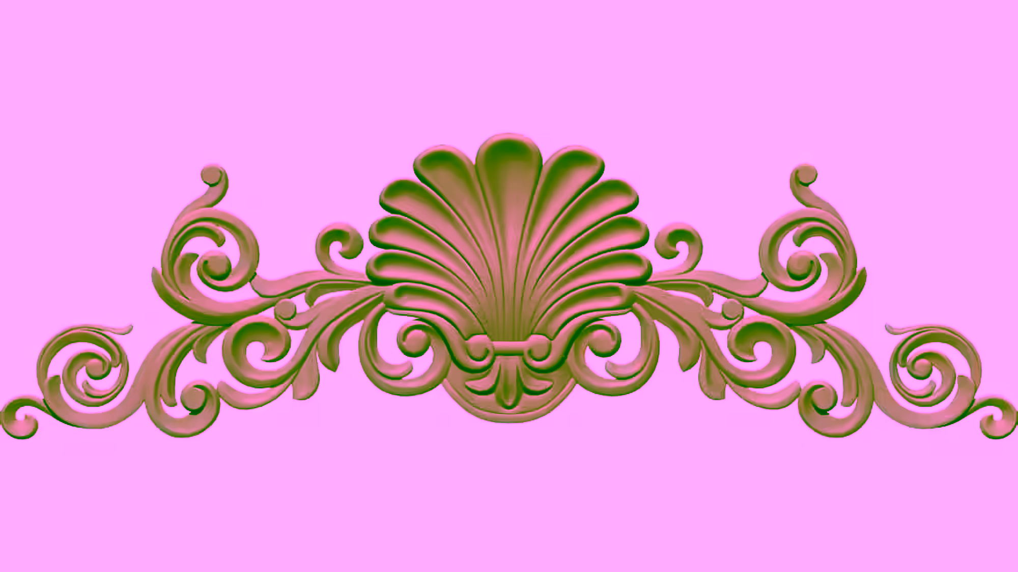 3D Carving Design OBJ file free download A000699