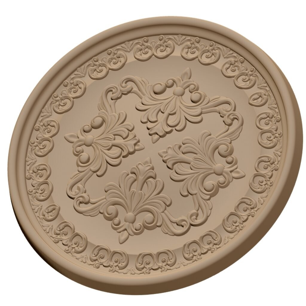 3D Circular Pattern stl file free download A000682