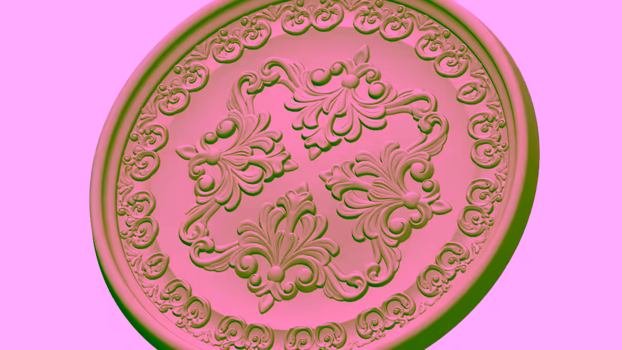 3D Circular Pattern stl file free download A000682
