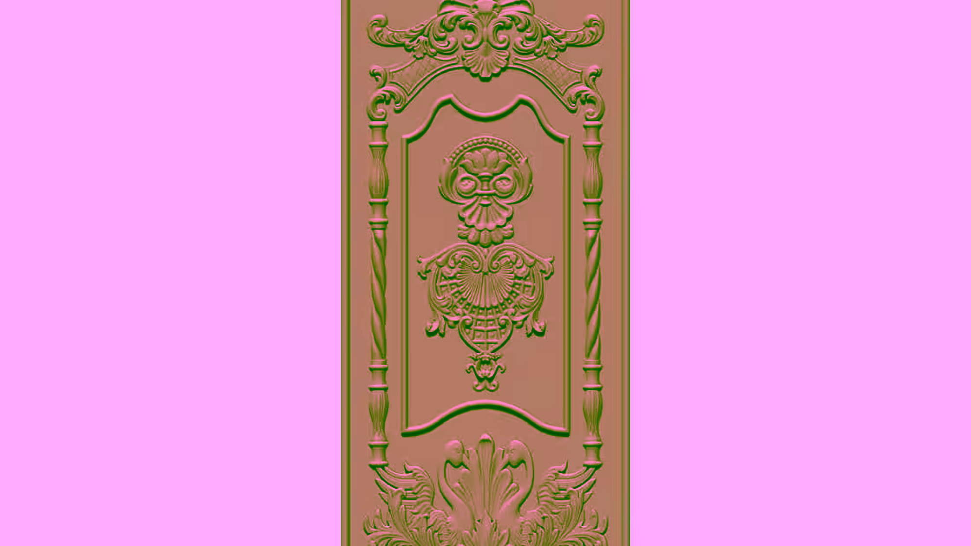 3D Door Design stl file free download A000684