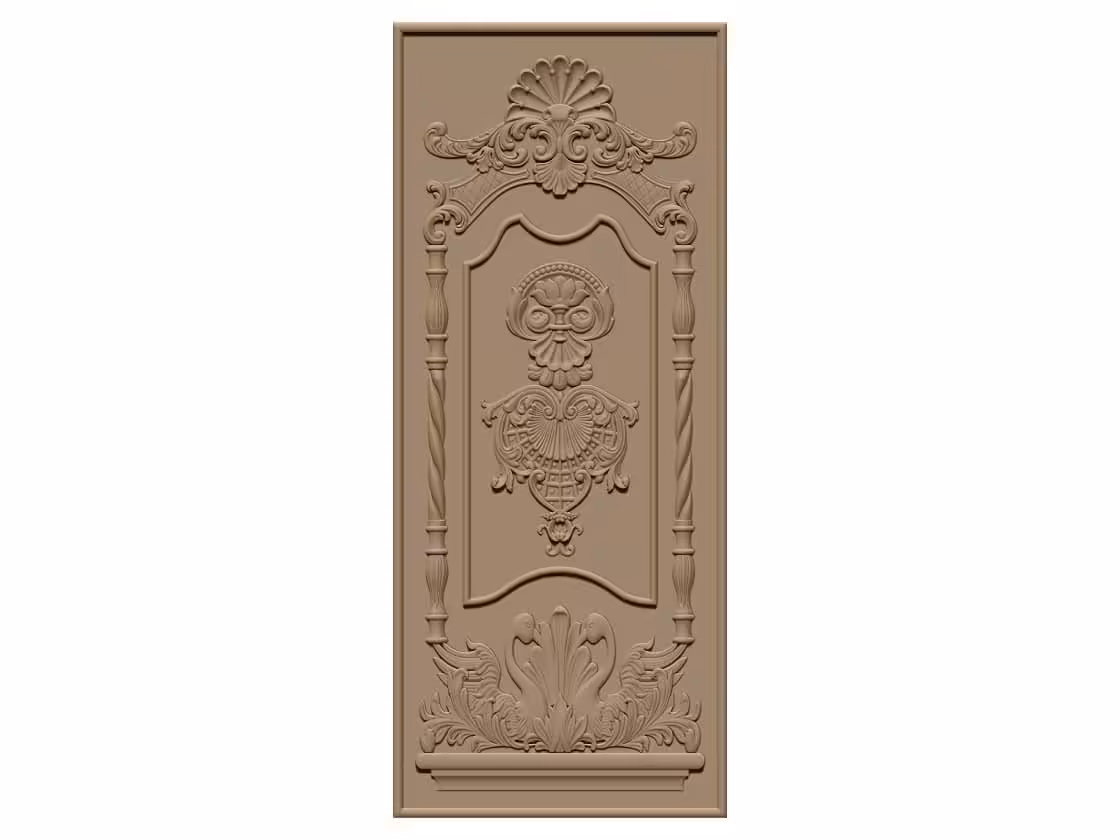 3D Door Design stl file free download A000684